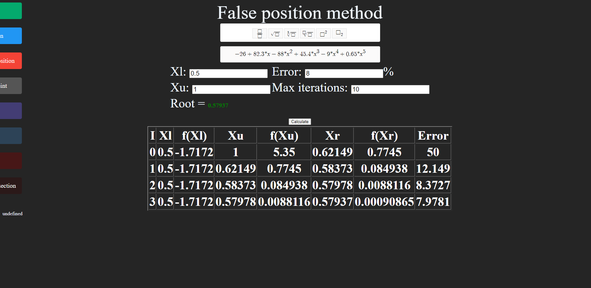 The photo of project 'Numerical Calculater' 